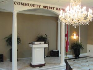 Community Spirit Bank Weatherford Centre Podium